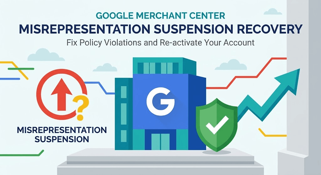 How to Recover a Google Merchant Center Account Suspended for Misrepresentation